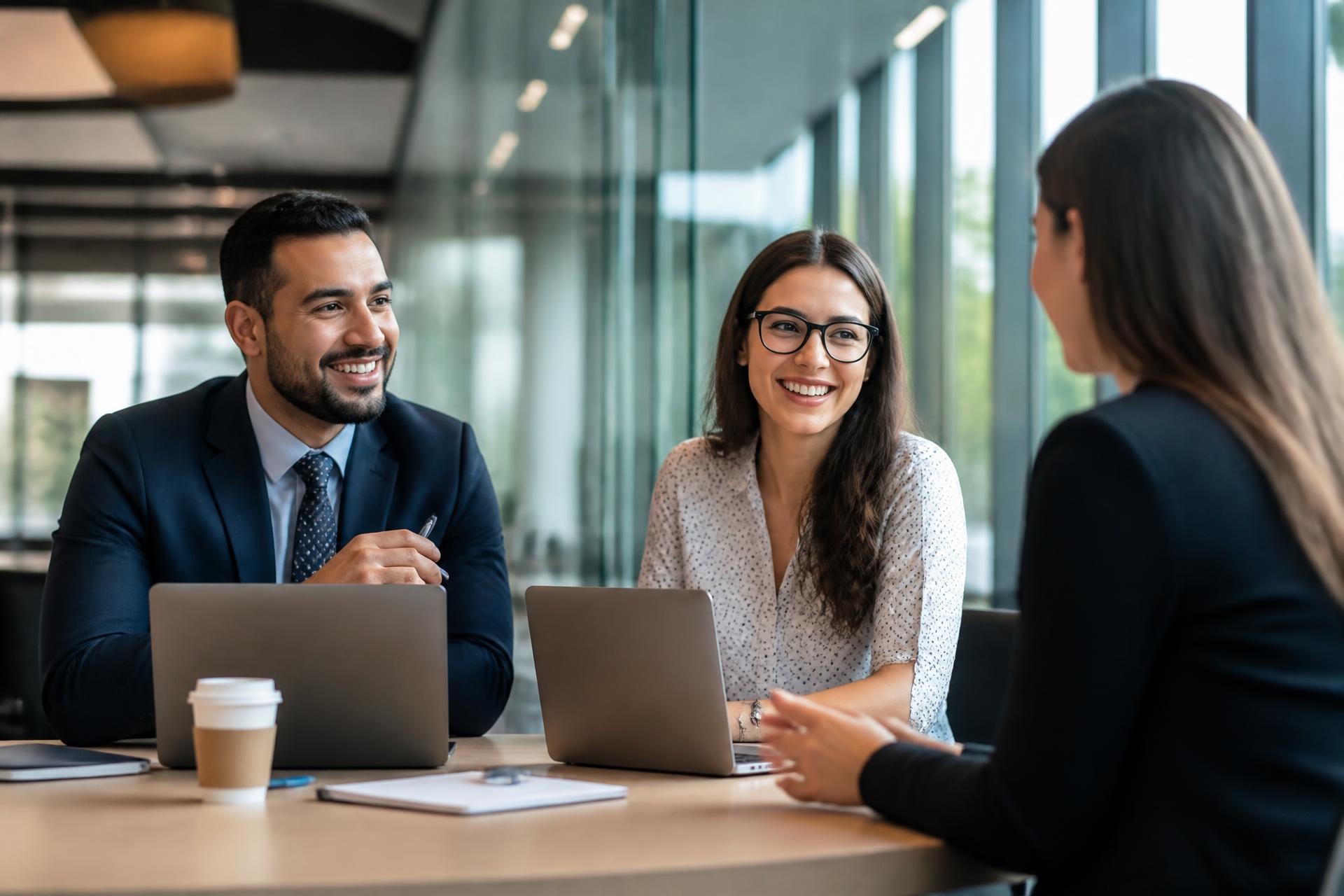 Recruiter in gesprek met een werkgever
