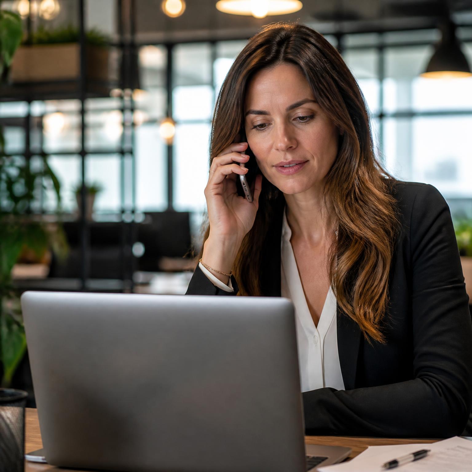 Recruiter aan het werk aan een wervingscampagne